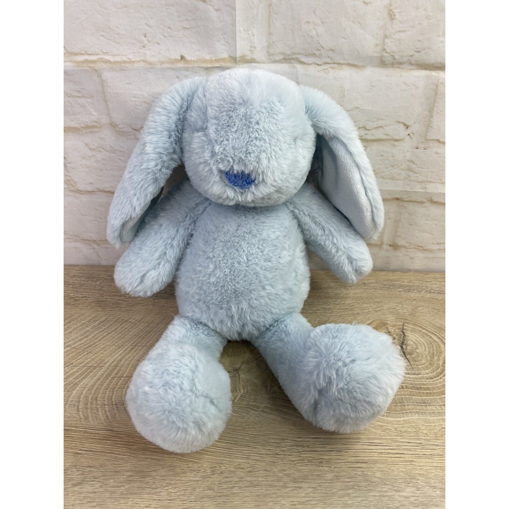 Manhattan Toy Lovelies Bailey Blue Bunny Plush SOFT Baby Lovey Stuffed Animal